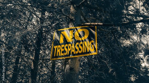 warning sign on the beach