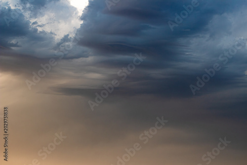clouds in the sky