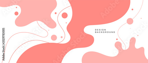 fluid abstract background with organic modern shapes.