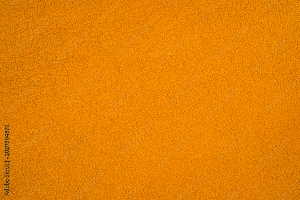 Fototapeta premium Orange fleece fabric surface detail