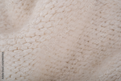 Konstfotografi Textured sherpa fabric close up detail