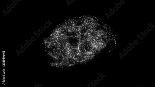 Nebula particles flowing through luminous cosmic waves with 2d glittering bokeh sparks and radiant galaxy dust, creating a mesmerizing aurora-inspired deep space motion background in seamless 4K