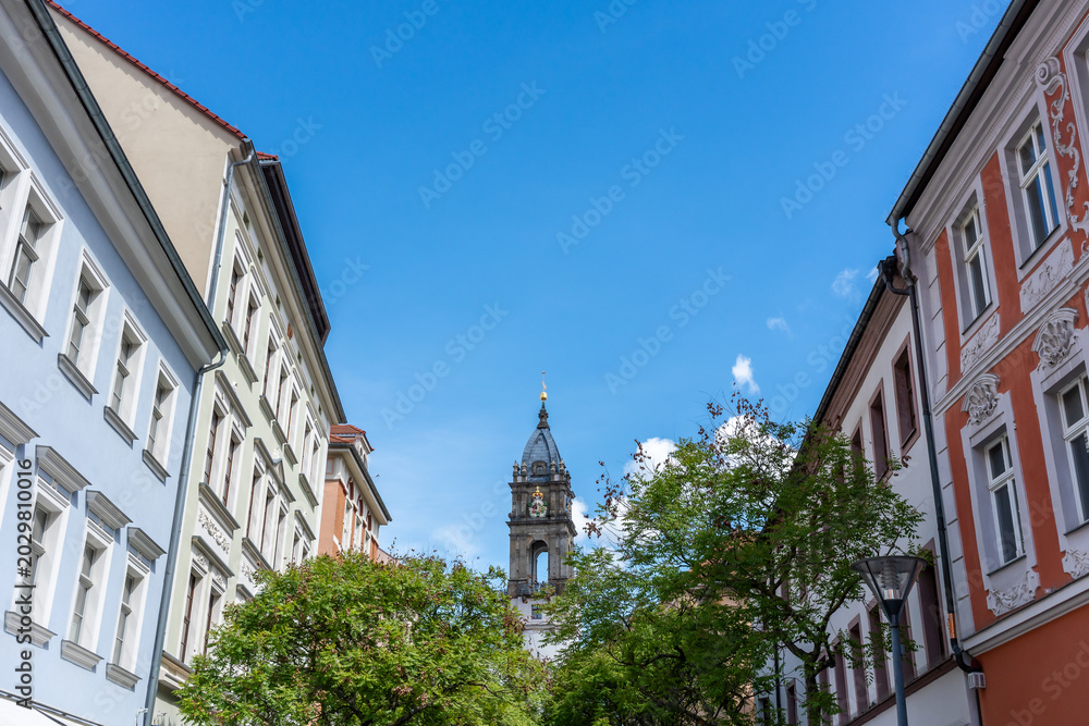 Fototapeta premium Blick auf den Reichenturm in Bautzen, Sachen