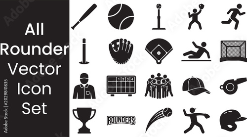 Foto Athletics Tournament, Baseball Game Elements, and Player Figure Collection