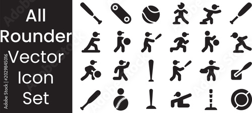 Photography Athletics Tournament, Baseball Game Elements, and Player Figure Collection