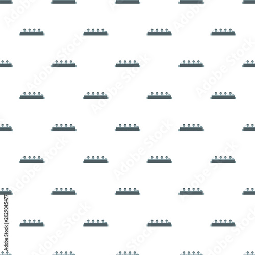 Φωτογραφία Jury box or courtroom setting illustration forming a seamless pattern background