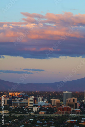 Sunrise Over Tucson Skyline 1