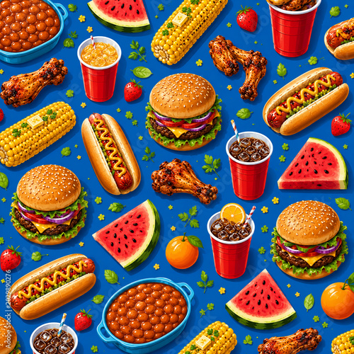 cookout background 1