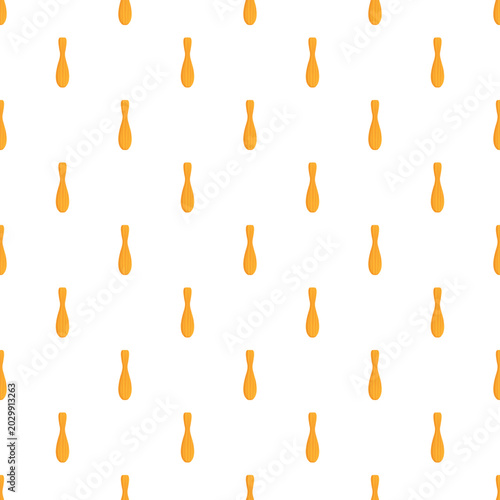 Foto Bowling pin shapes creating a seamless, endless game pattern
