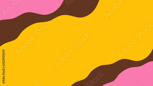 Bild auf Leinwand Abstract sweet neapolitan ice cream color background