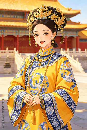 Qing Dynasty Empress in Forbidden City
