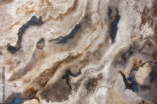 Texture of old rustic wall. Soft focus. Copy space.