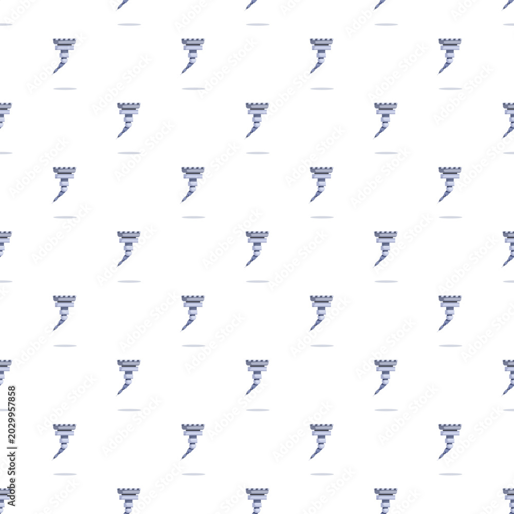 Fototapeta premium Abstract seamless pattern featuring many stylized tornadoes or funnels with a pixelated appearance