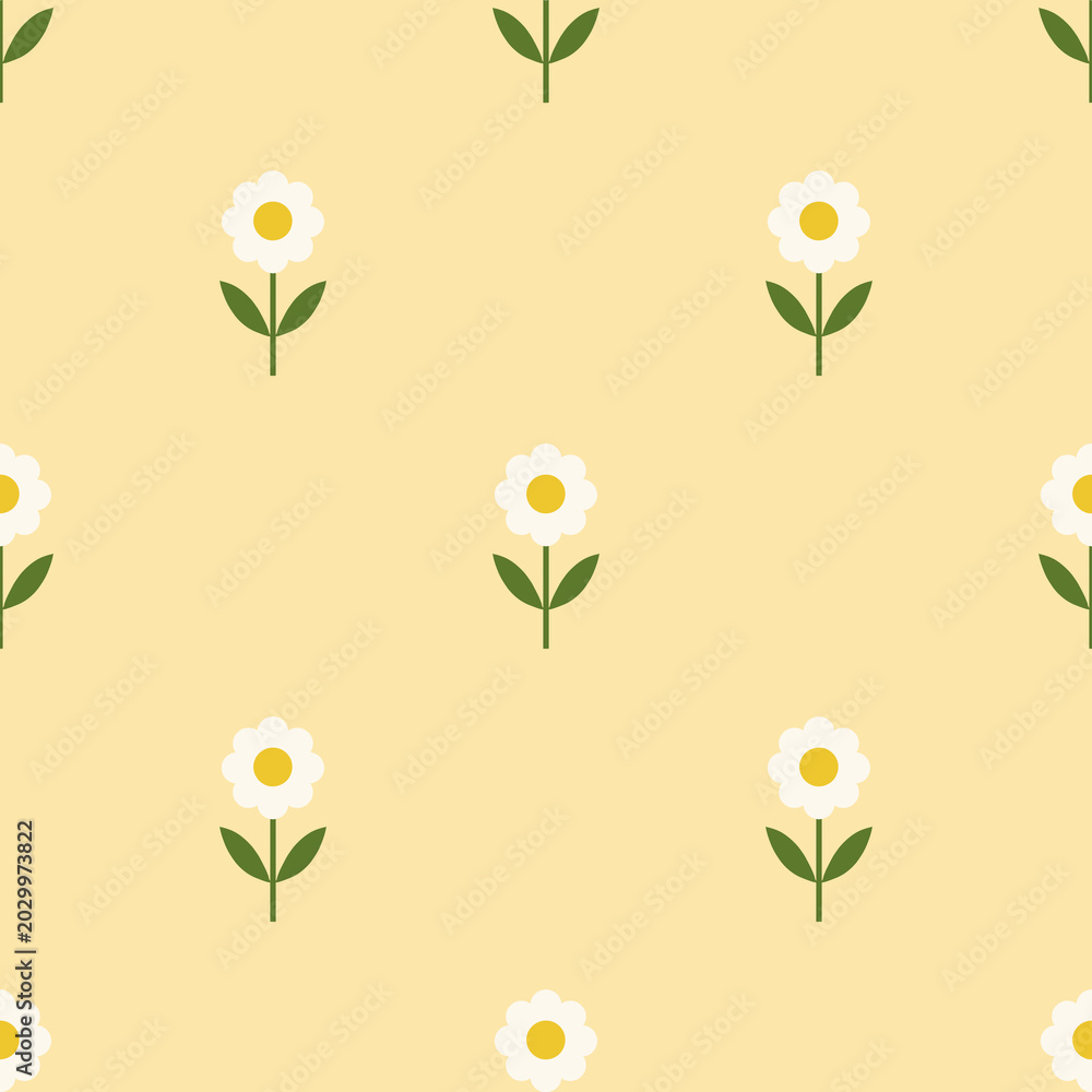 Naklejka premium seamless pattern with flowers