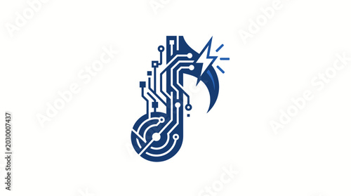 Tableau sur toile Circuit Board Electronic Hardware Design.