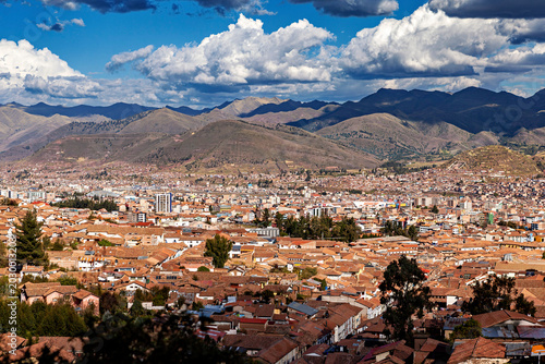 A view of the city centre of Cusco in Peru

