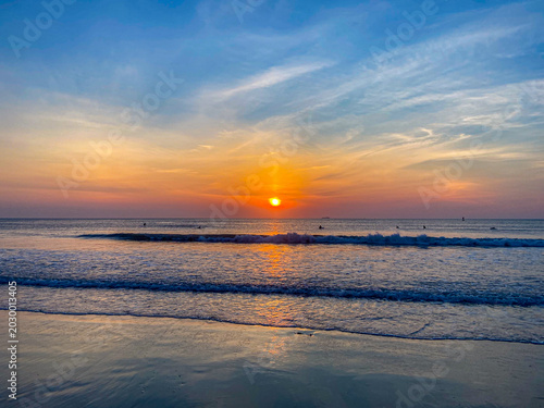 sunrise on the beach