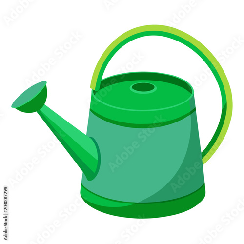 green watering can