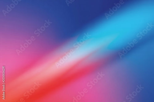 Abstract background with smooth gradient of blue pink and red colors
