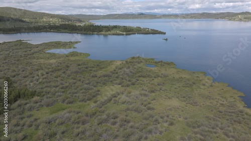Georgetown Lake Montana Drone Aerial View