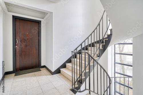 staircase in a french building