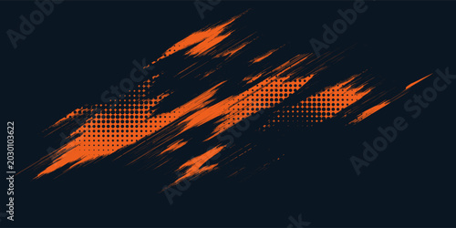 Photos Orange brush background for banner, wallpaper, sales banner and poster