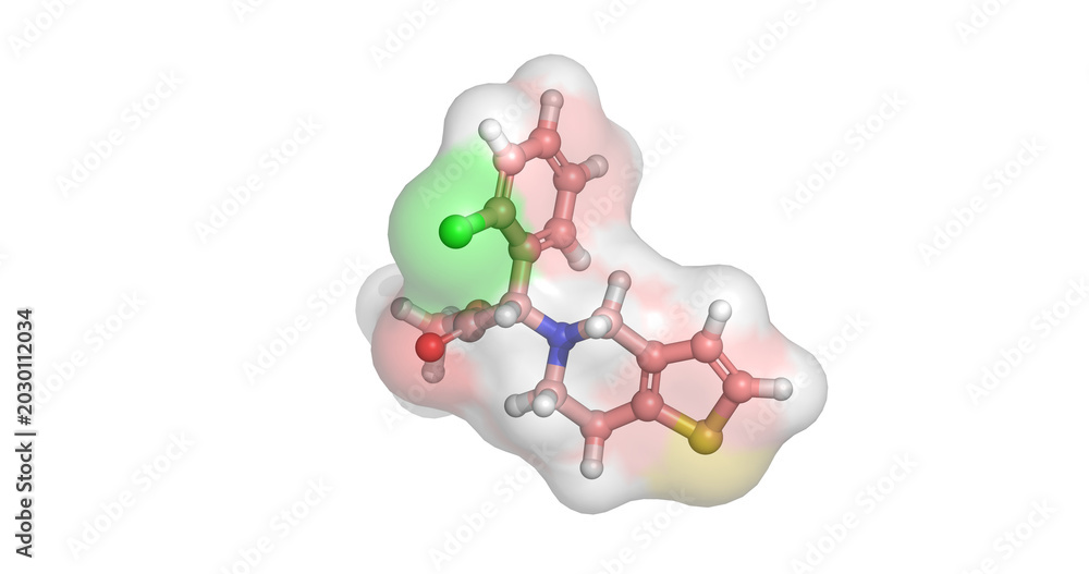 Ταπετσαρία Clopidogrel, cardiovascular drug/P2Y12 adenosine diphosphate receptor antagonist