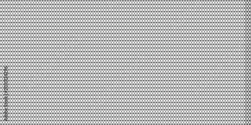Mesh screen with small diamond shaped holes
