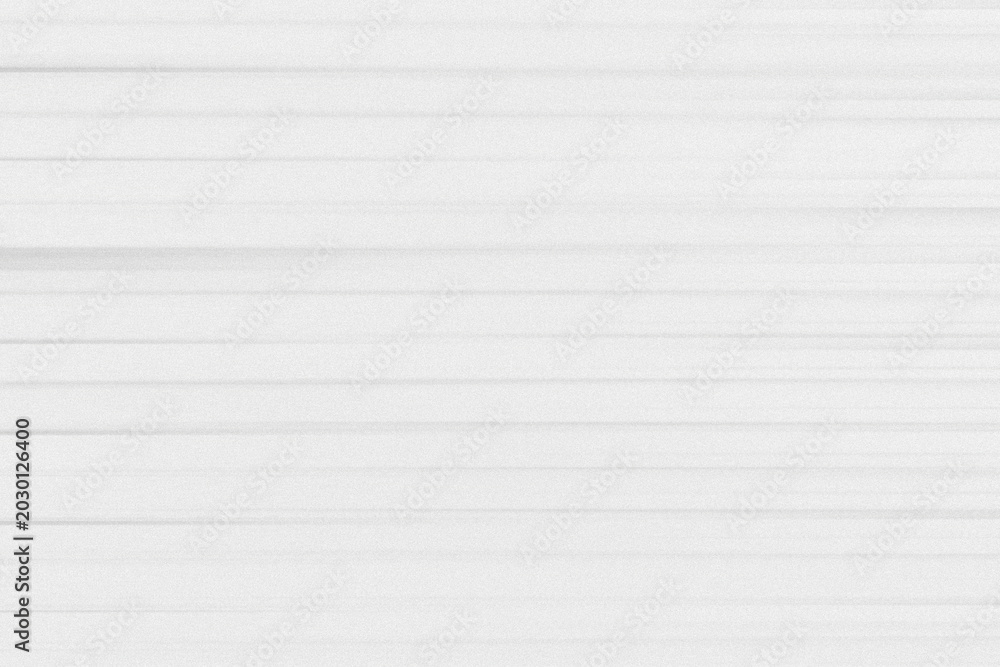 Fototapeta premium Abstract white background with fine horizontal lines and grain