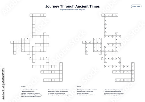 Journey Through Ancient Times - Preschool