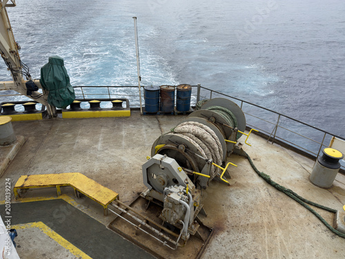 Obraz na płótnie ship aft mooring station