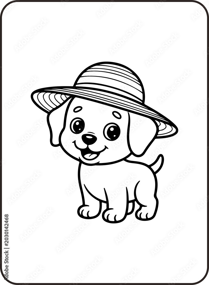 Fototapeta premium Summer Coloring Pages for Kids