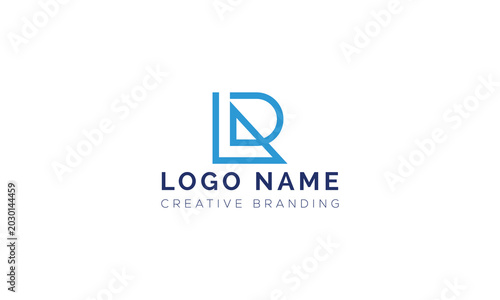 Modern rl lettermark logo design for tech business with lettermark, monogram