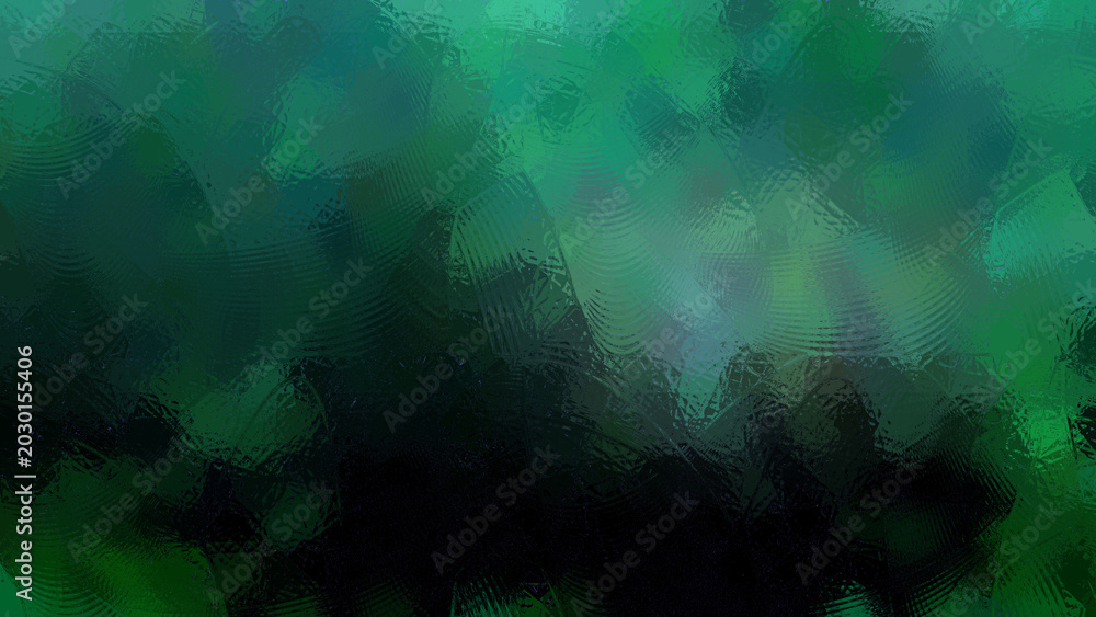 Obraz premium Green and black abstract textured background with gradient colors and wavy patterns