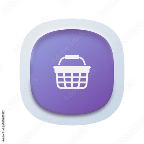Online Shopping Checkout Button SVG Asset
