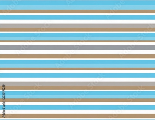 A simple, repeating pattern of horizontal stripes with various colors creates a clean, modern aesthetic. The stripes are of differing widths