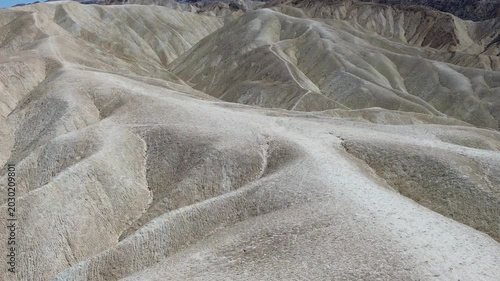 Trails on the hills - Zabriskie Point - Death Valley National Park, California