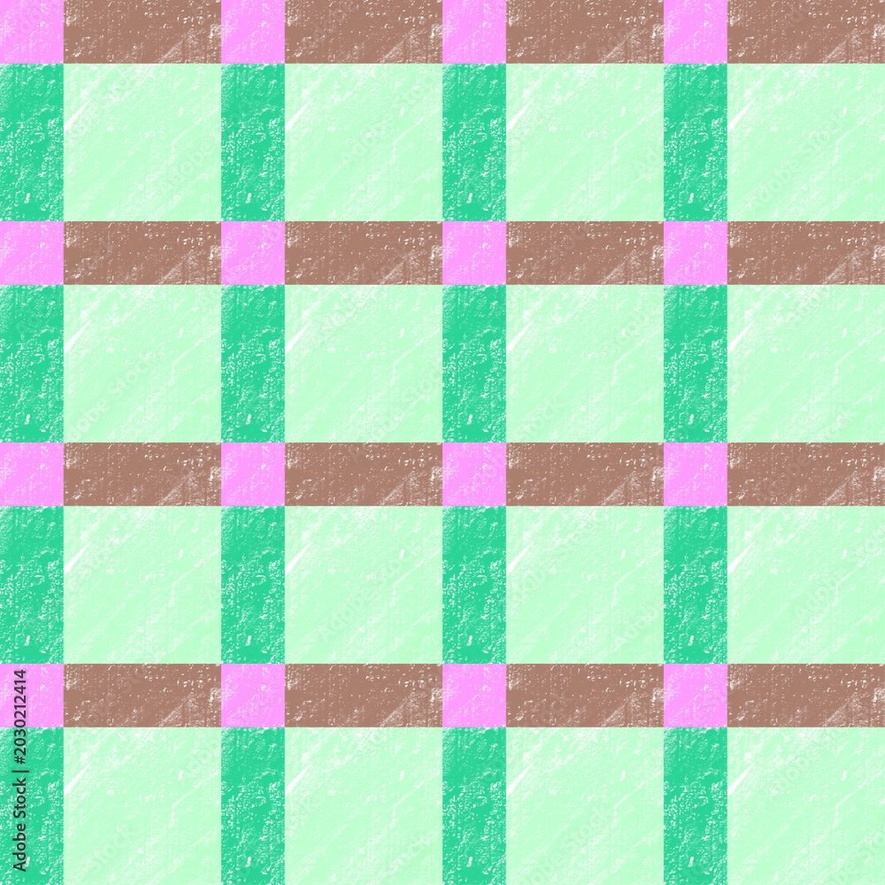 Fototapeta premium Gingham Pattern Seamless Colorful
