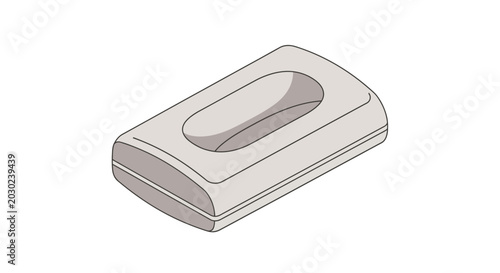 Fotografie bar of soap vector illustration