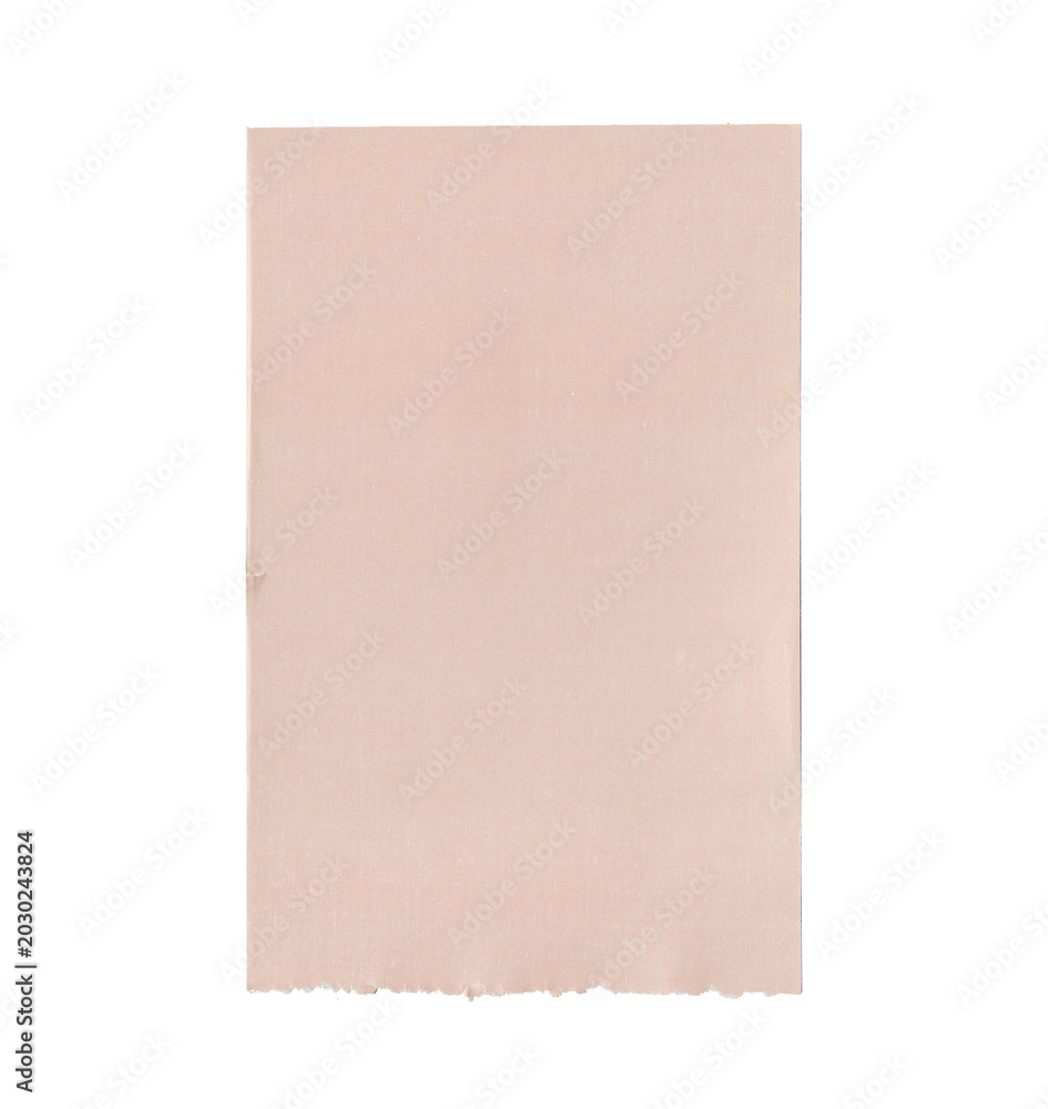 Fototapeta premium Minimal Pink Beige Note Paper