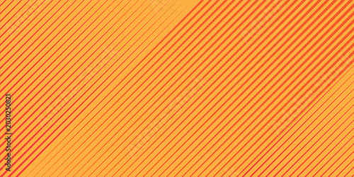Schilderij op canvas Slash line background with diagonal lines orange color