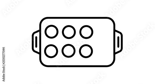 Photos Muffin tin baking kitchen tool.