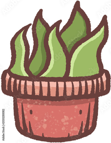 minimal-plant-line-art