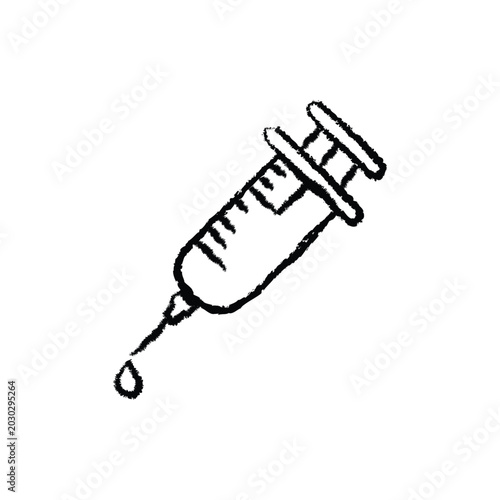 Tableau sur toile Vector Syringe Icon