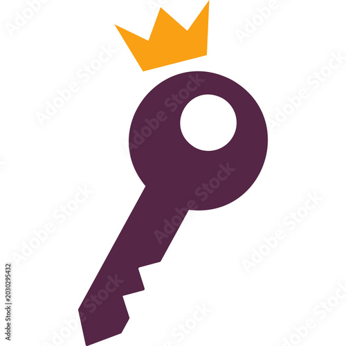 Golden Key Illustration