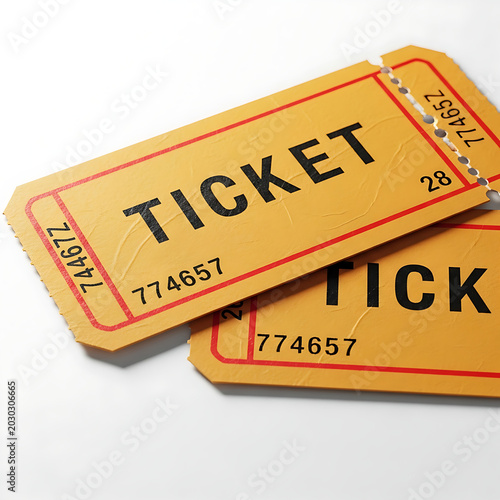 Pair of Golden Event Tickets for Premium Access