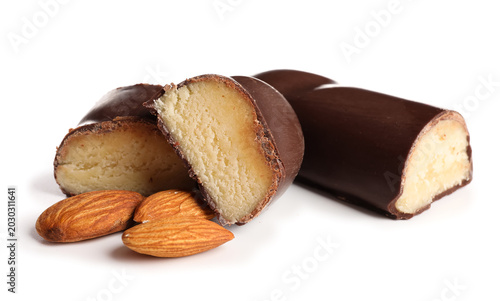 Pieces of tasty marzipan ca...