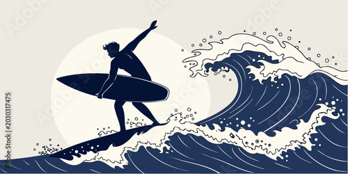 Photography Minimalist surfer silhouette with surfboard against sun surfboard silhouette vac