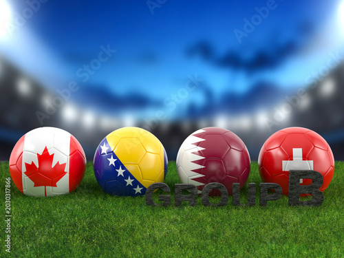 Soccer world cup group B