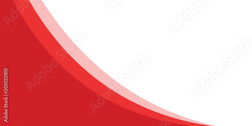 Red Wave on White Background modern bacground illustration